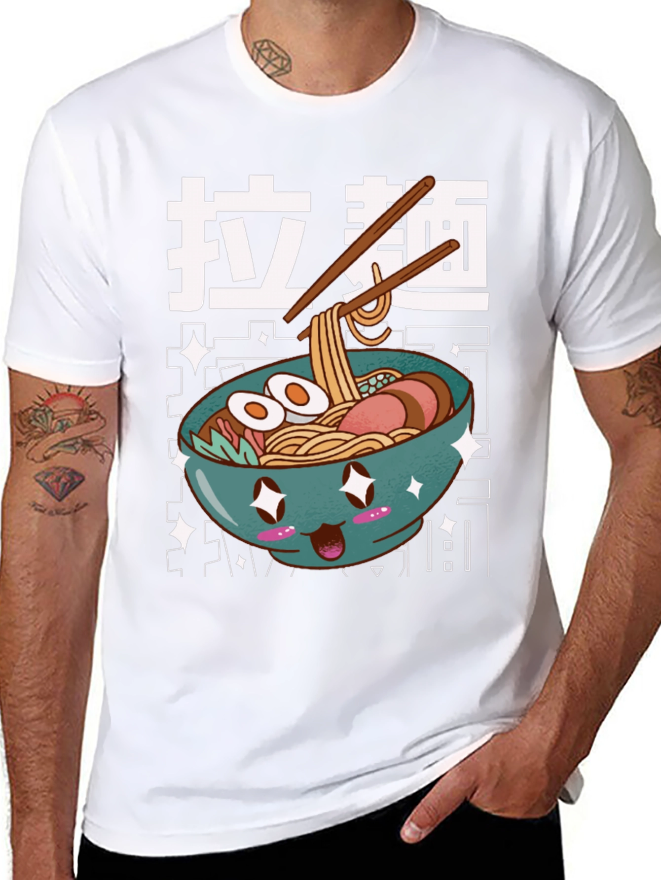 Anime Ramen T-Shirt - Kawaii Foodie Graphic Tee