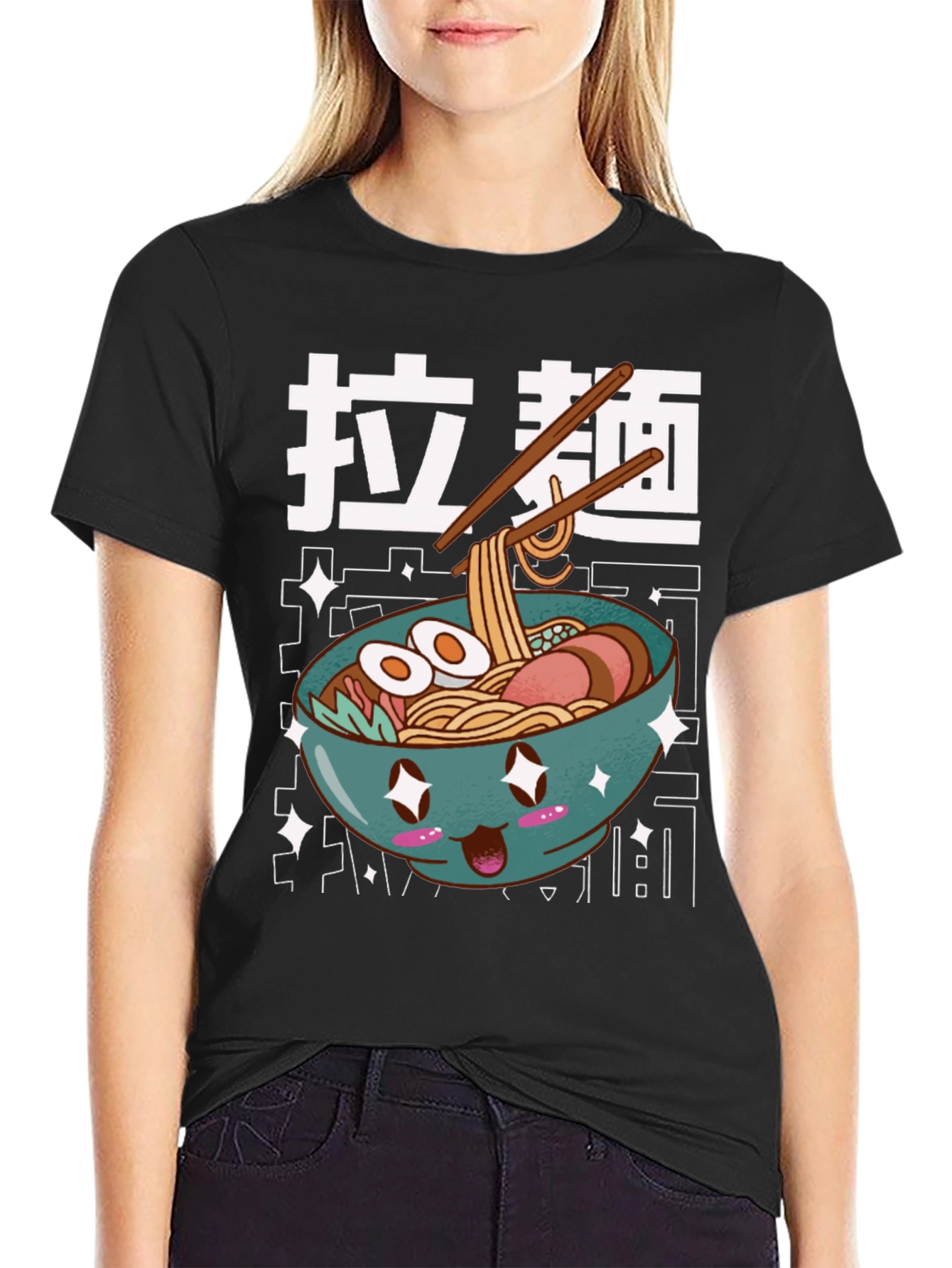 Anime Ramen T-Shirt - Kawaii Foodie Graphic Tee