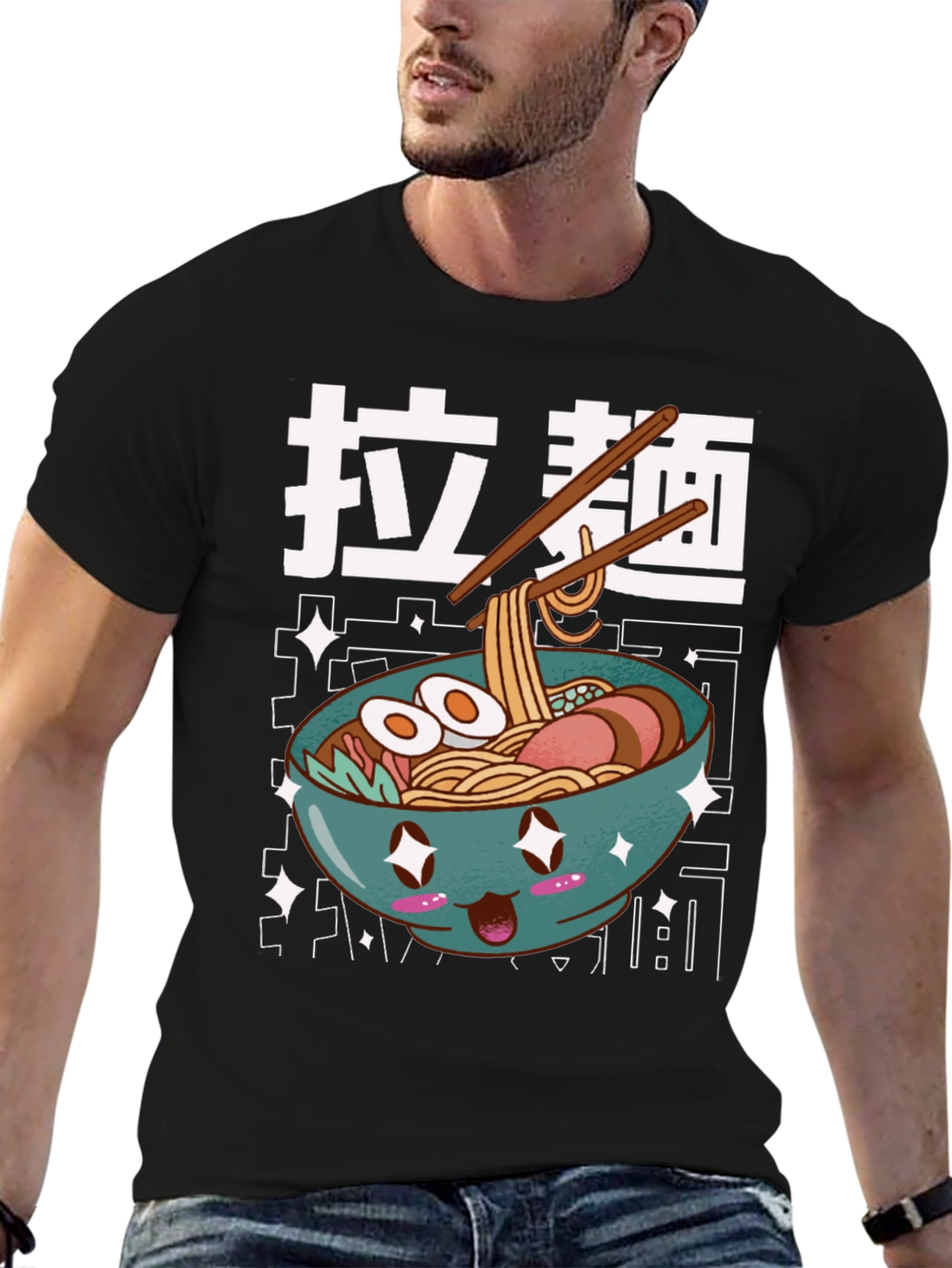 Anime Ramen T-Shirt - Kawaii Foodie Graphic Tee