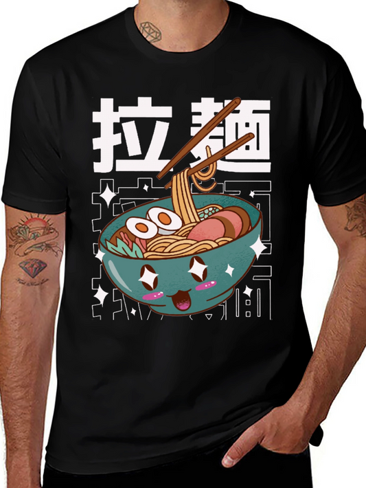 Anime Ramen T-Shirt - Kawaii Foodie Graphic Tee