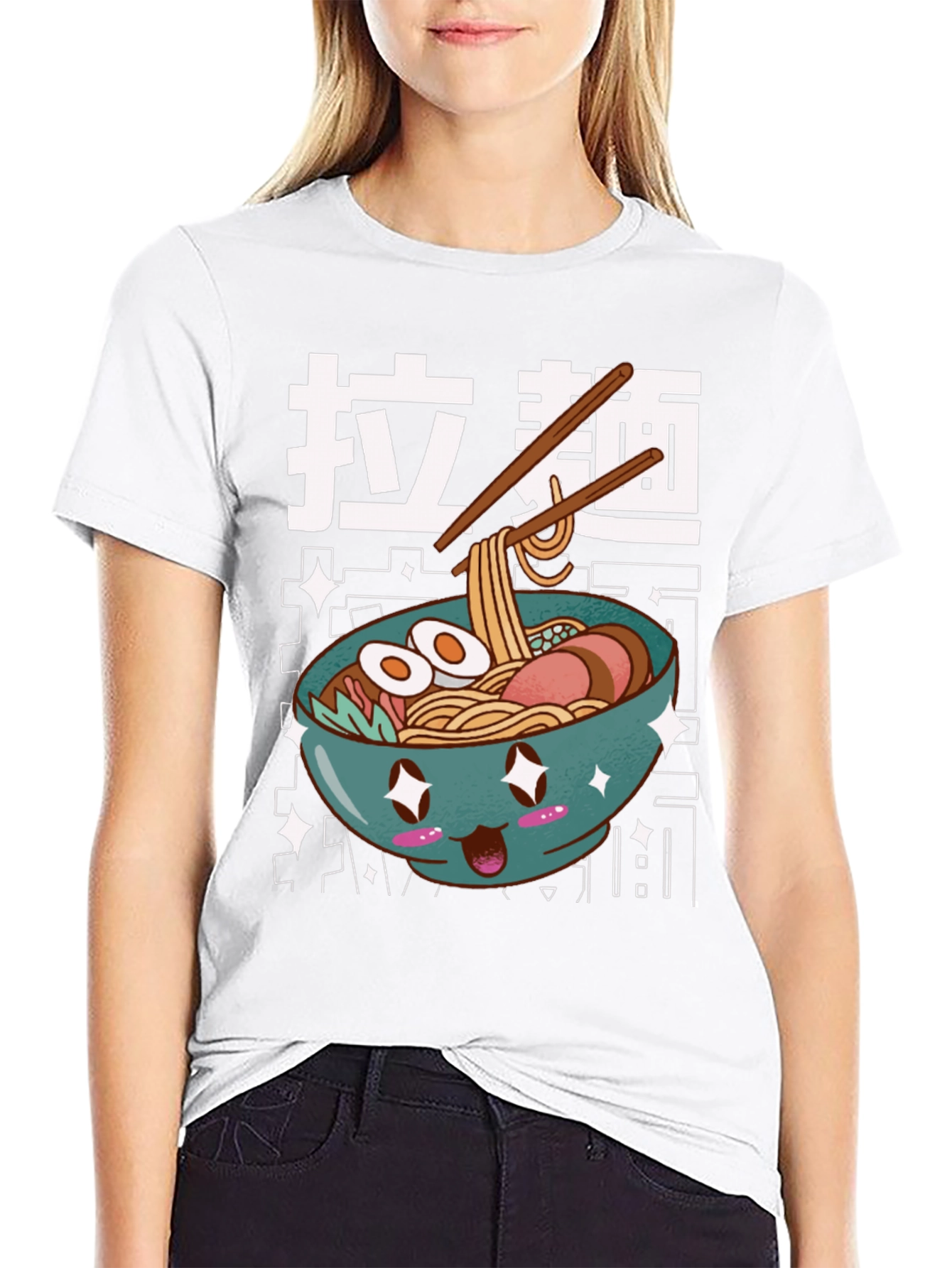 Anime Ramen T-Shirt - Kawaii Foodie Graphic Tee