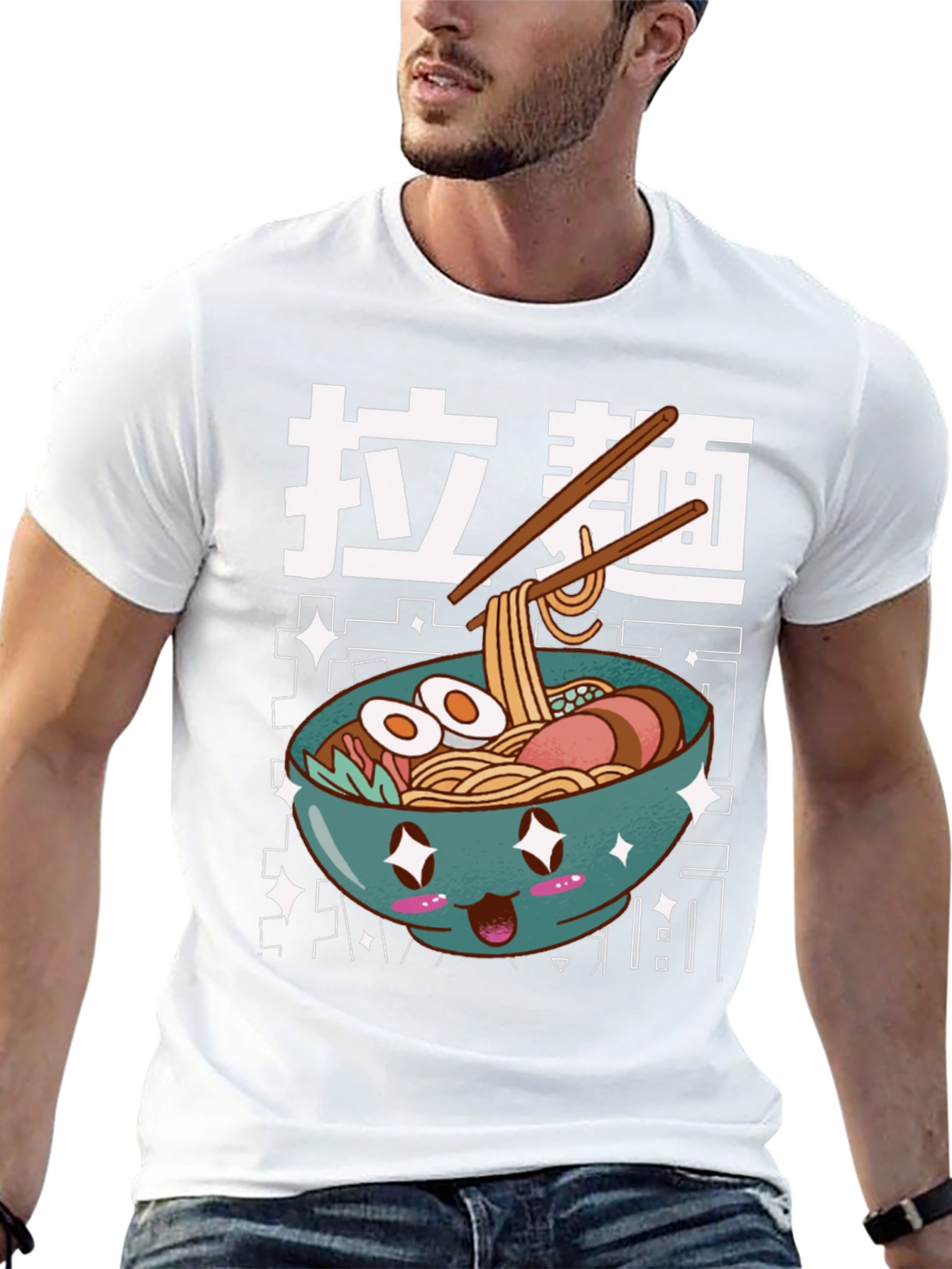 Anime Ramen T-Shirt - Kawaii Foodie Graphic Tee