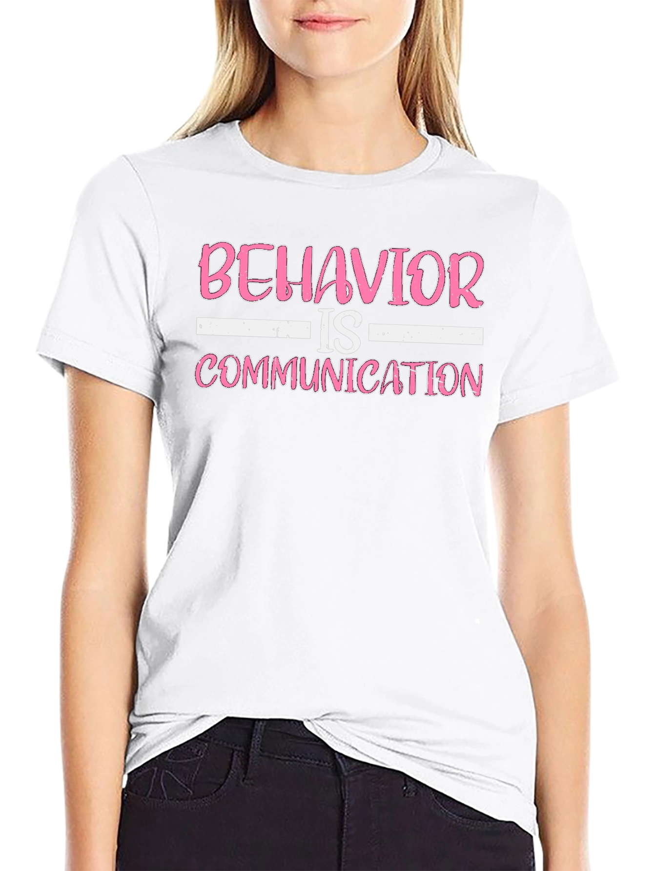 Behavior is Communication Black T-Shirt