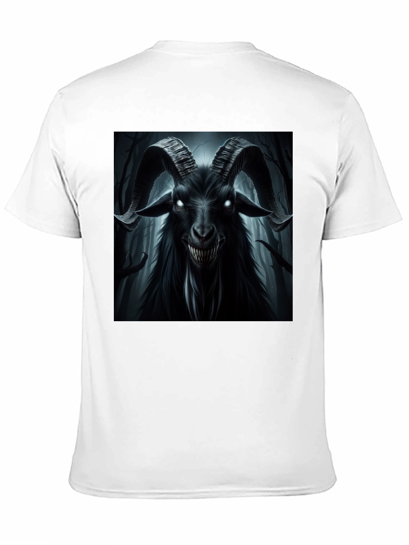 Black Goat T-Shirt - Occult Satanic Baphomet Tee