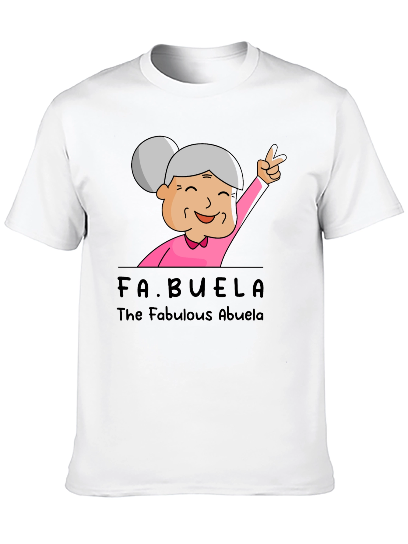Fabulous Abuela T-Shirt: Funny Grandma Tee