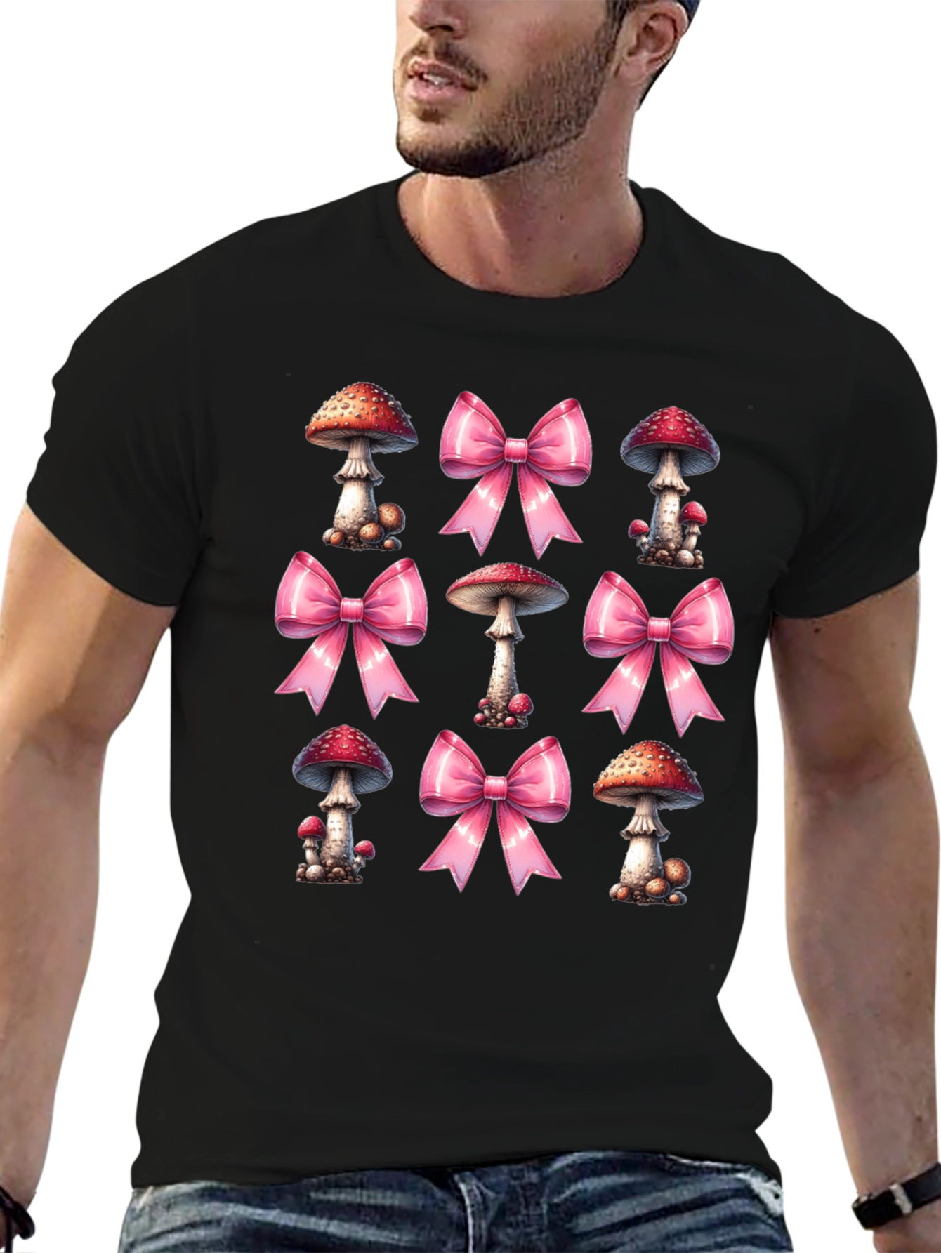 Mushroom & Bow T-Shirt