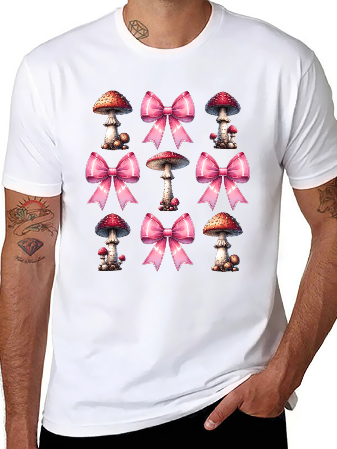 Mushroom & Bow T-Shirt