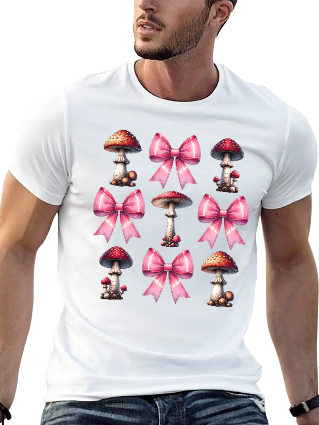 Mushroom & Bow T-Shirt