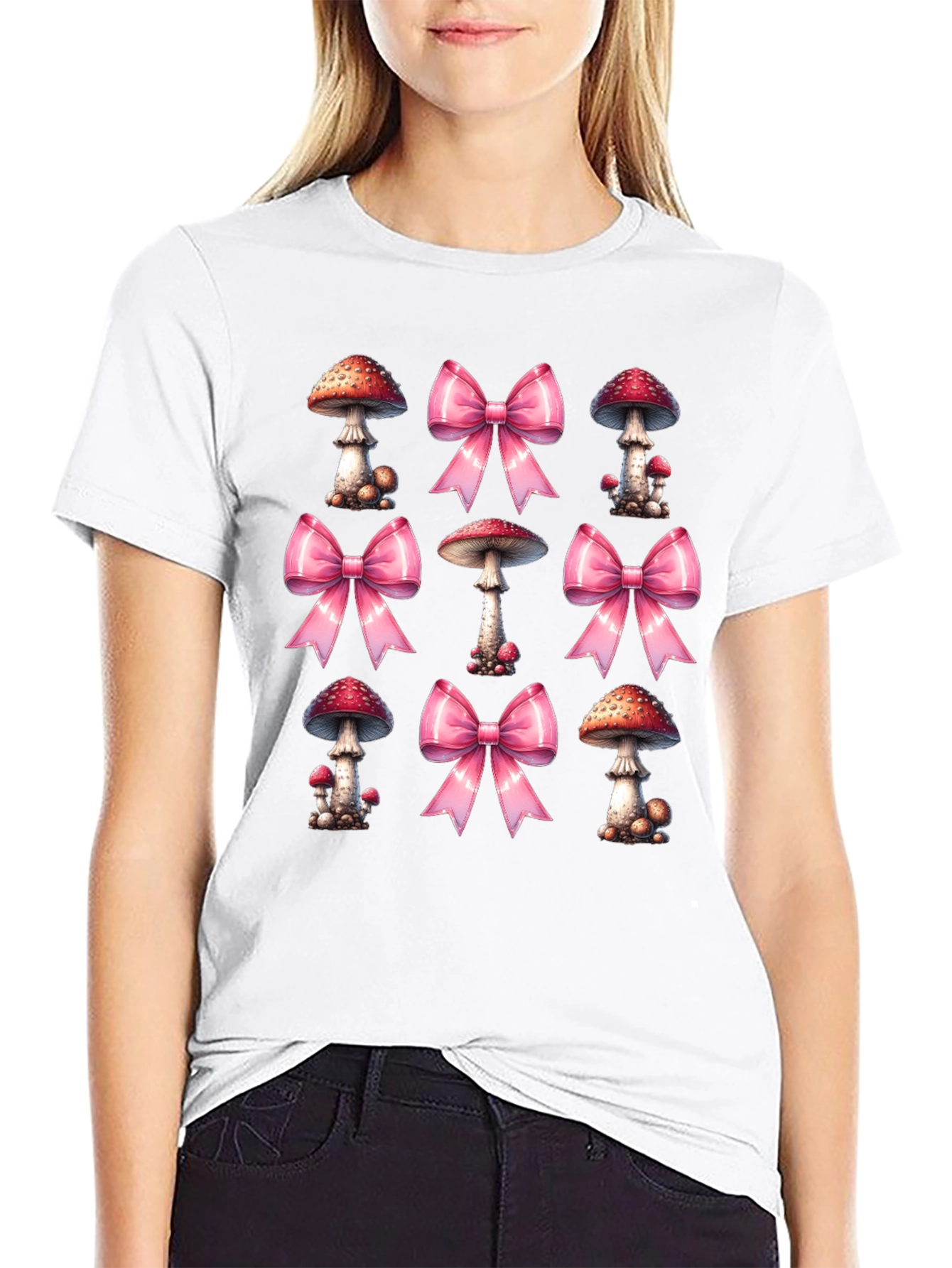 Mushroom & Bow T-Shirt