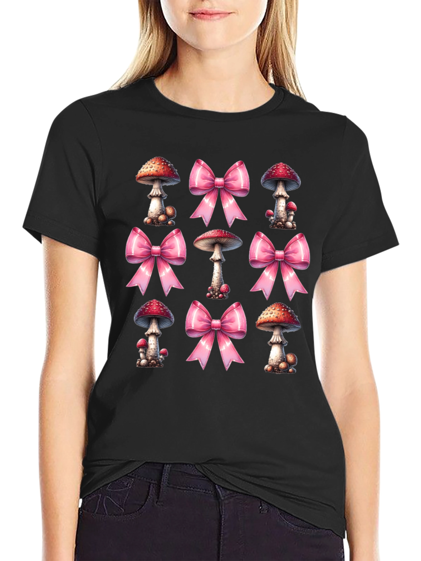 Mushroom & Bow T-Shirt