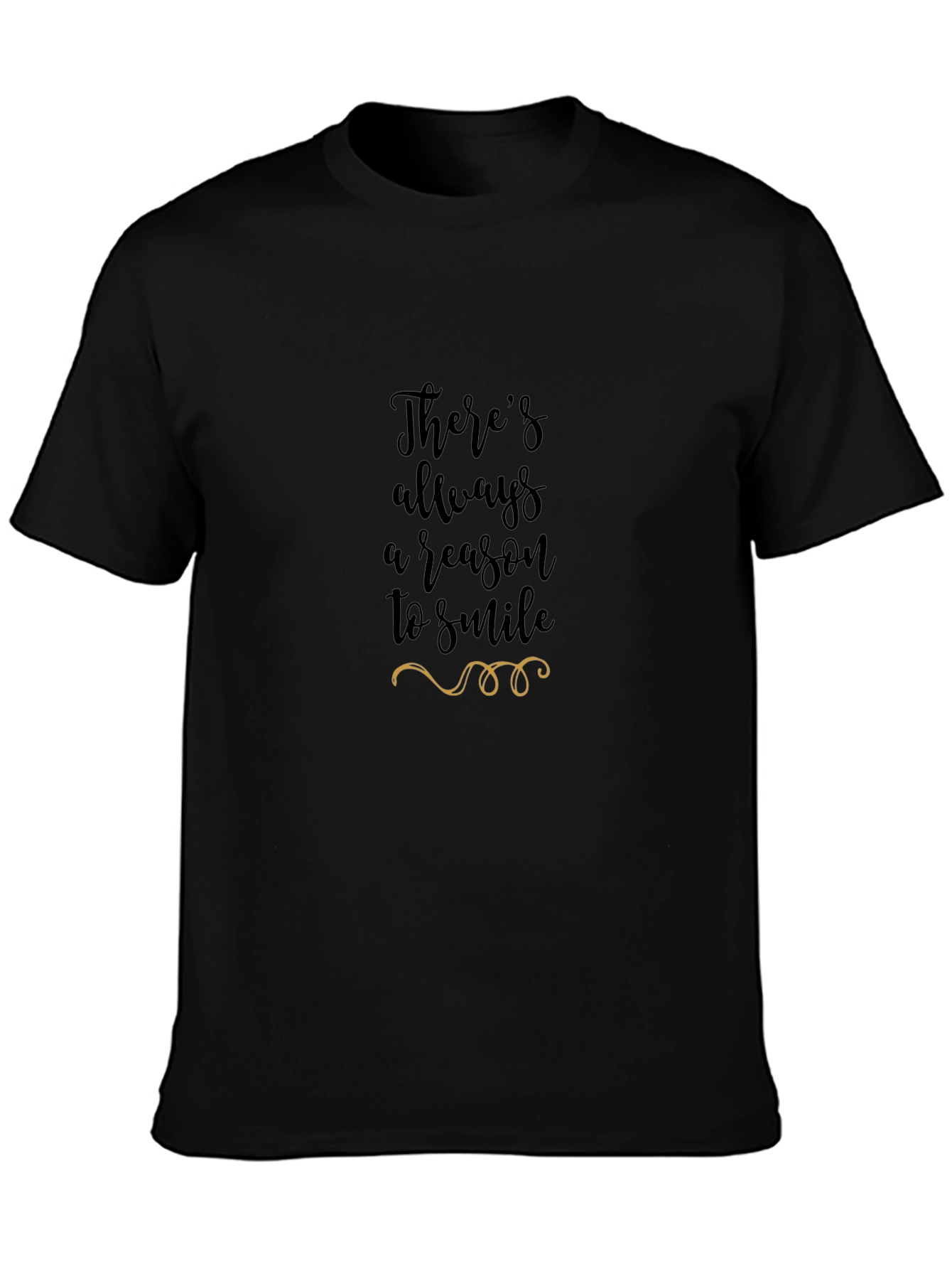 Smile Reason Tee - Black Graphic T-Shirt