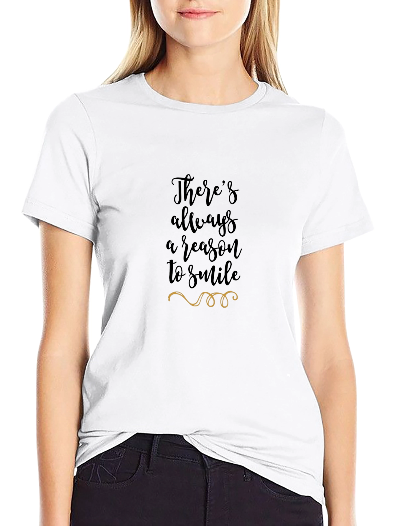 Smile Reason Tee - Black Graphic T-Shirt