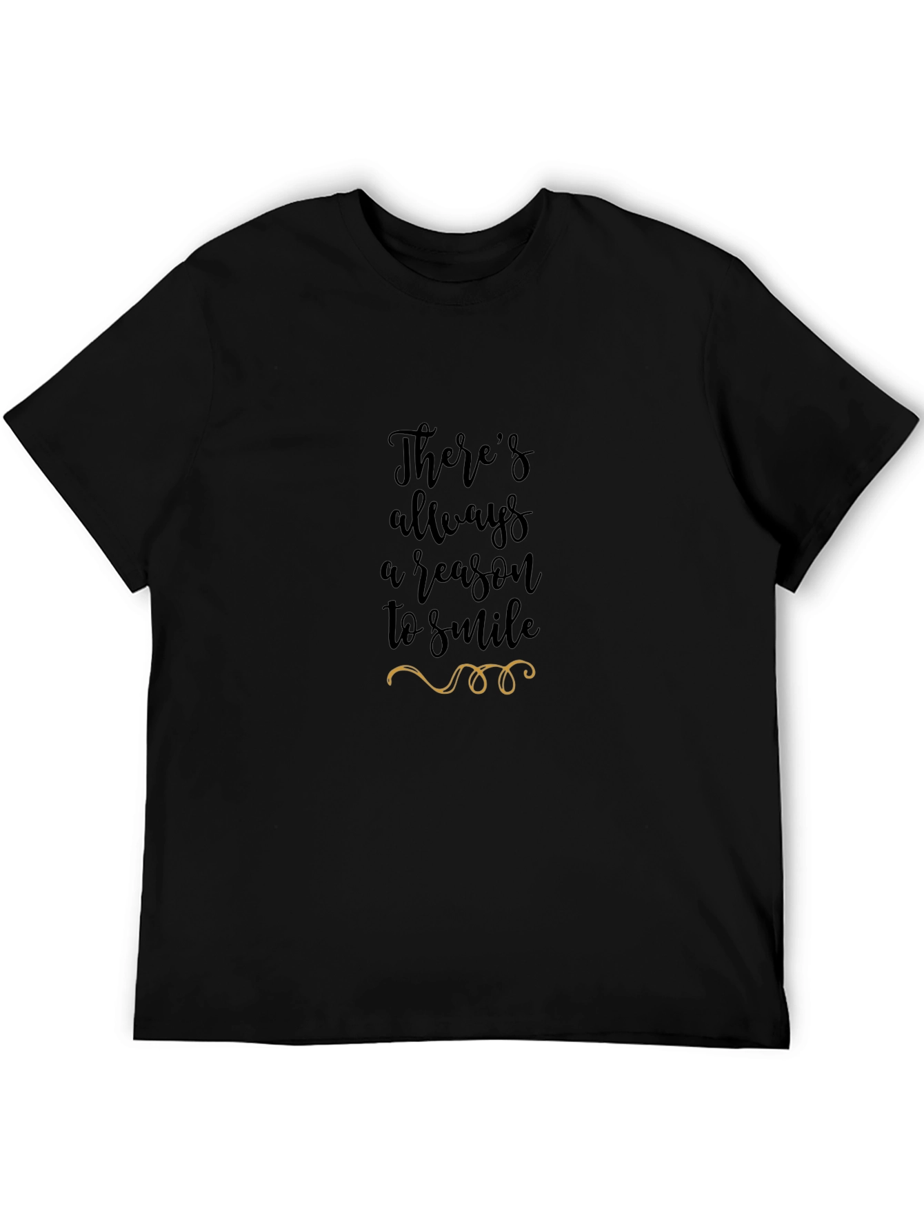 Smile Reason Tee - Black Graphic T-Shirt