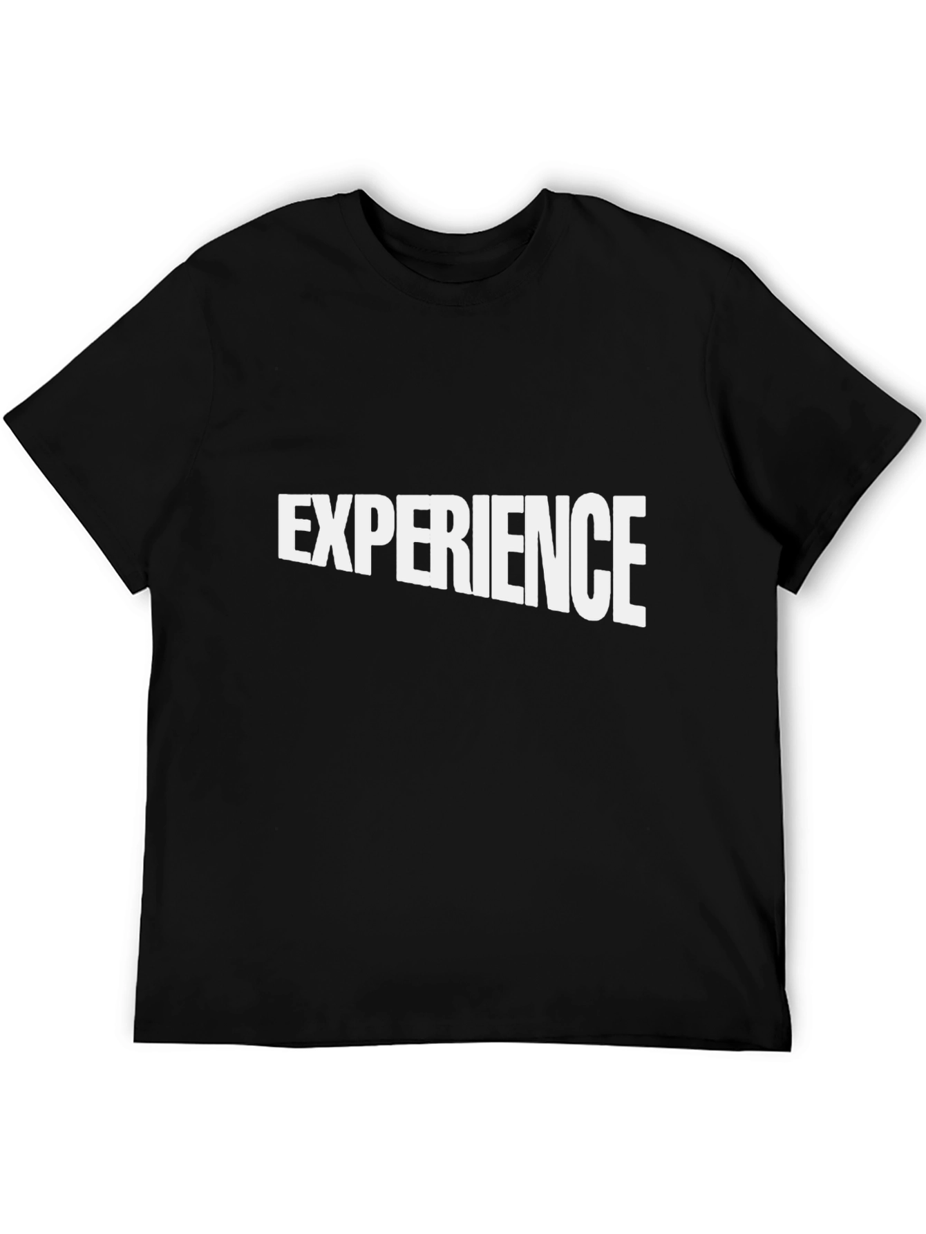 Experience Tee - Black Graphic T-Shirt