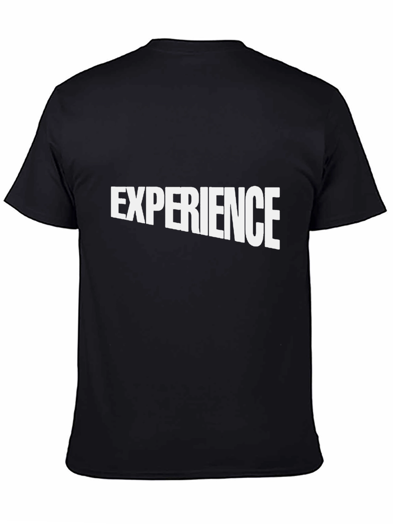 Experience Tee - Black Graphic T-Shirt