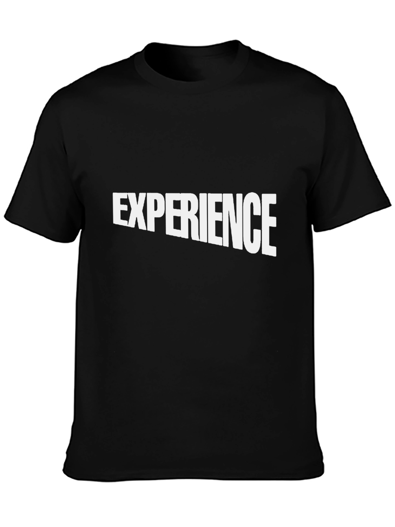 Experience Tee - Black Graphic T-Shirt