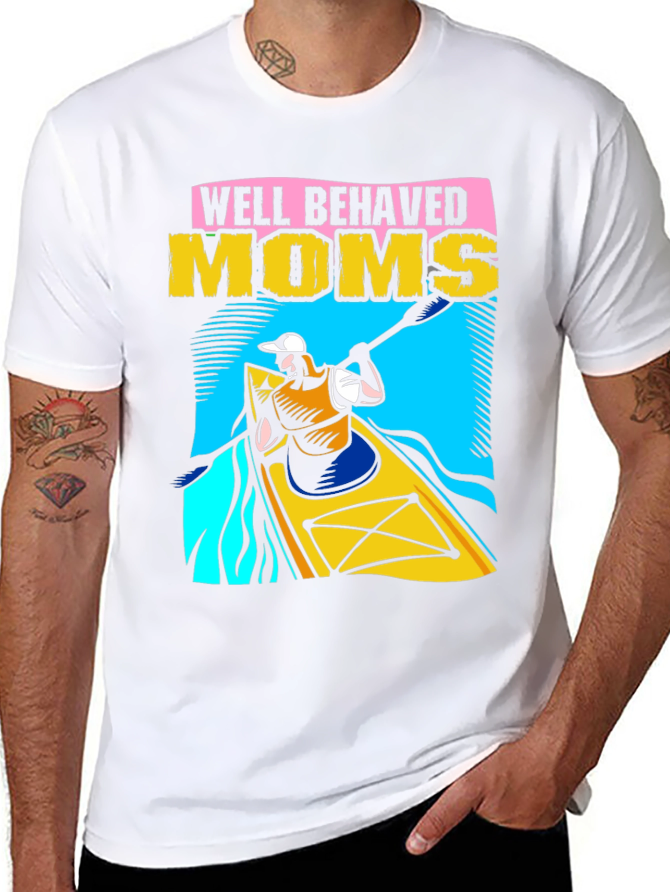 Well Behaved Moms Kayaking T-Shirt