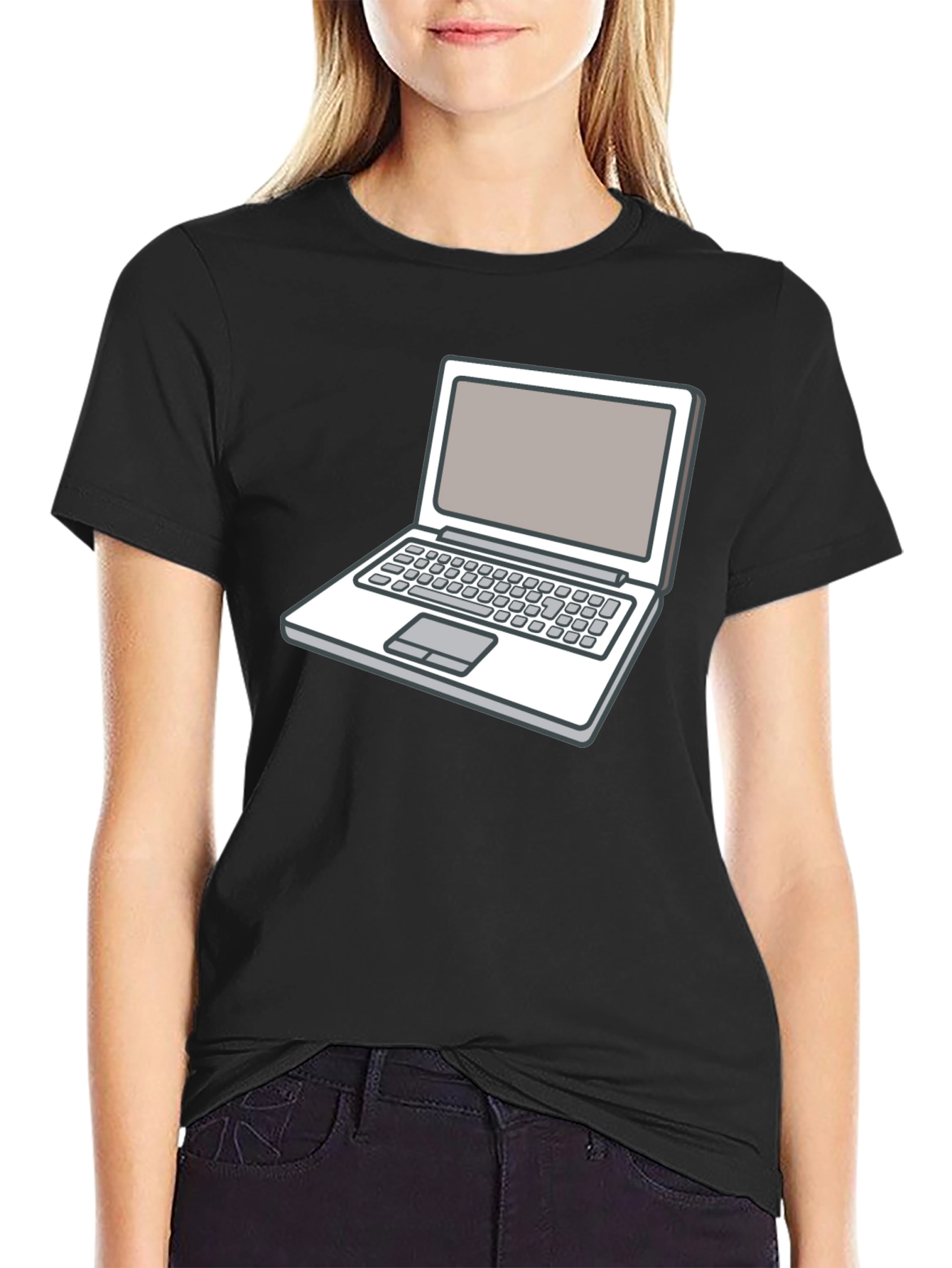 Laptop Graphic Tee - Cool Tech Shirt
