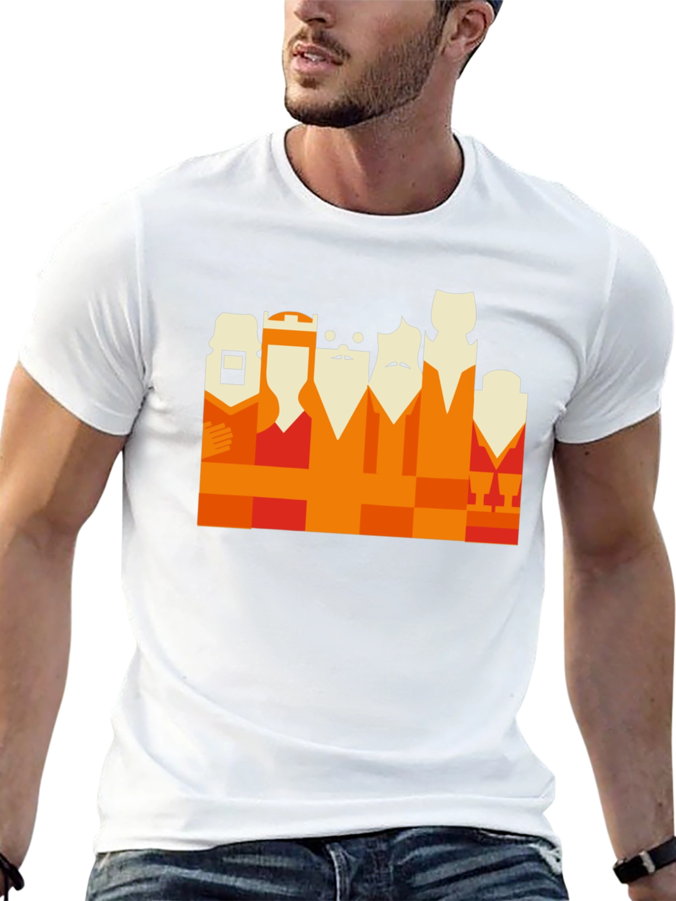Geometric Kings T-Shirt: Unique Graphic Tee