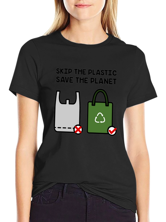 Eco-Friendly Skip Plastic Graphic Tee