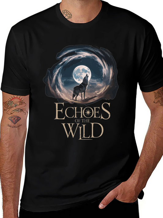 Echoes of the Wild Wolf Moon Graphic Tee