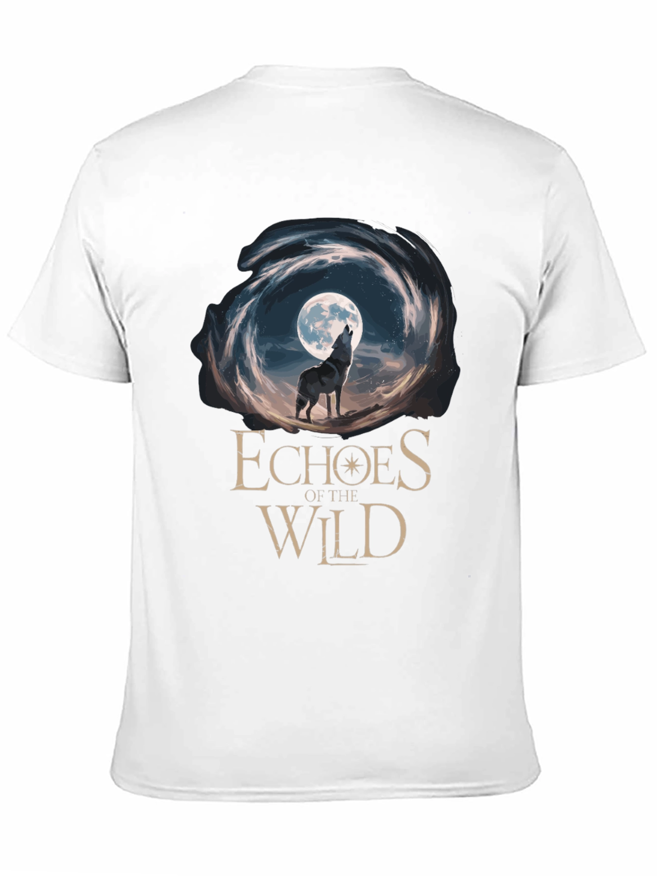 Echoes of the Wild Wolf Moon Graphic Tee