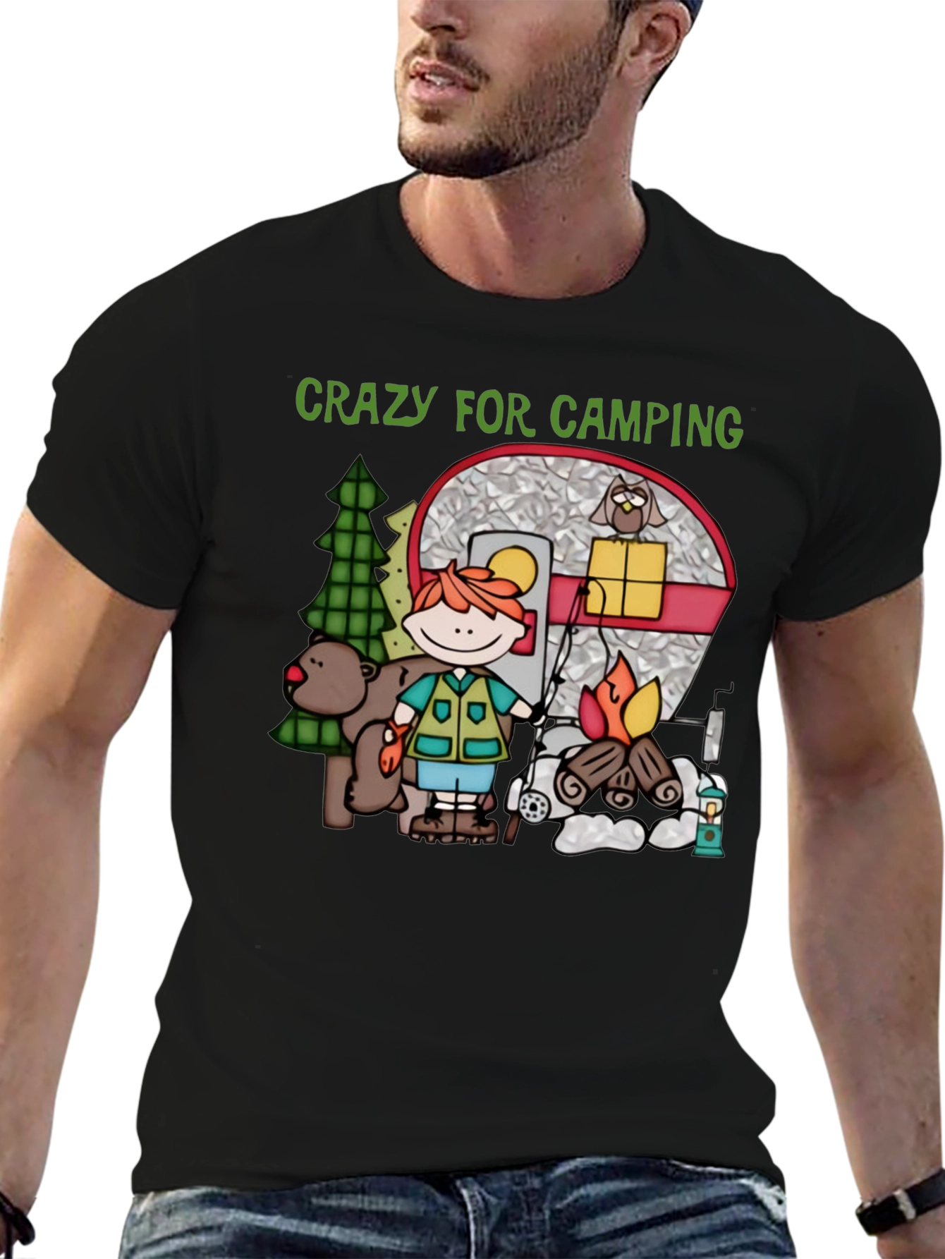 Crazy for Camping T-Shirt