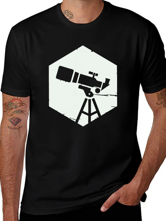 Telescope Graphic Tee - Stargazer Shirt