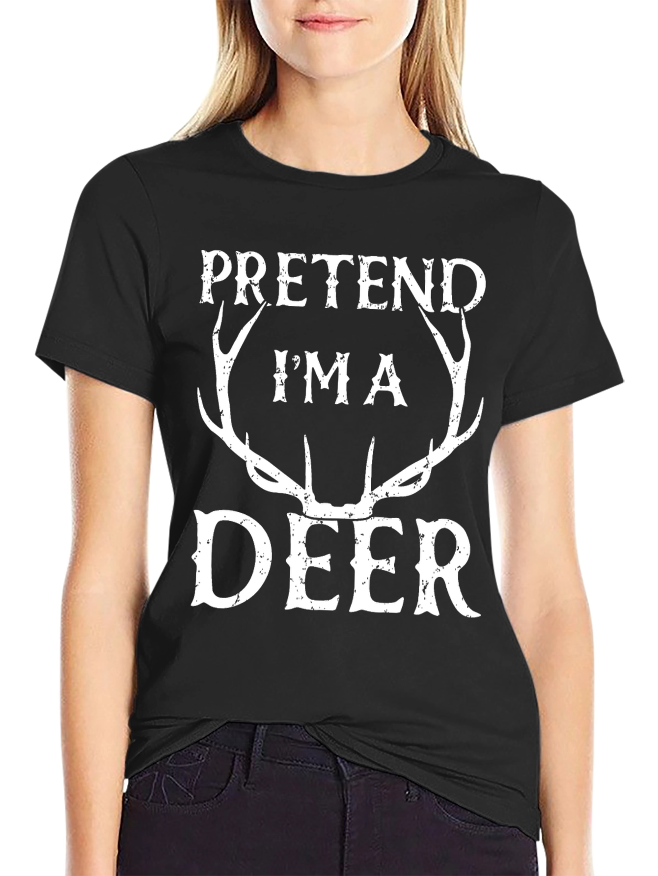 Pretend Im A Deer Graphic Tee