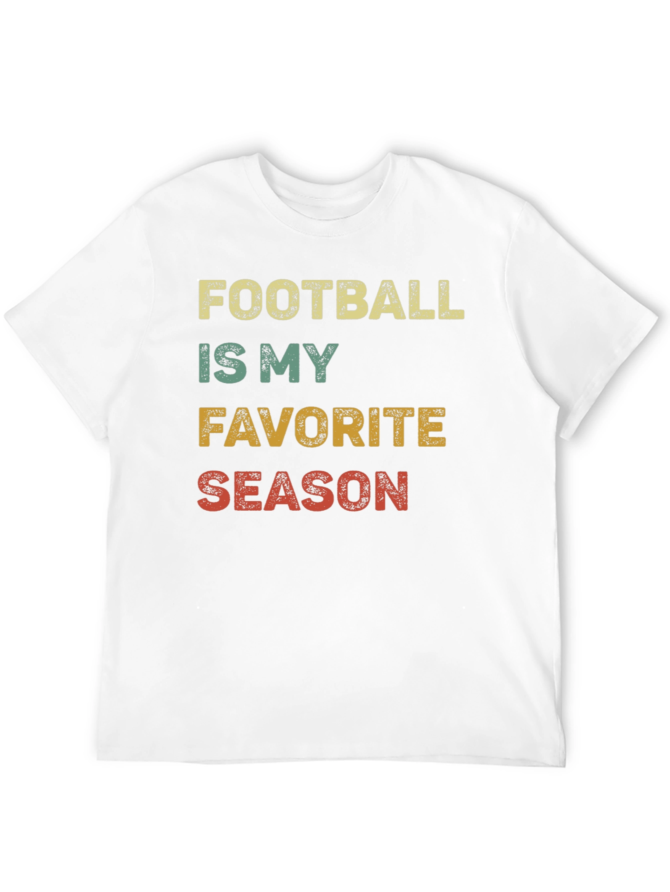Football Is My Favorite Season Black T-Shirt