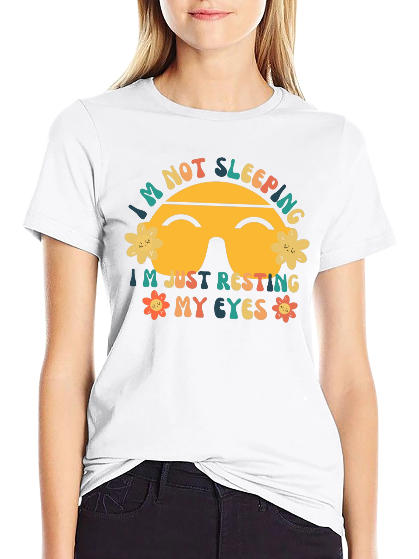 Im Not Sleeping Resting Eyes Graphic T-Shirt