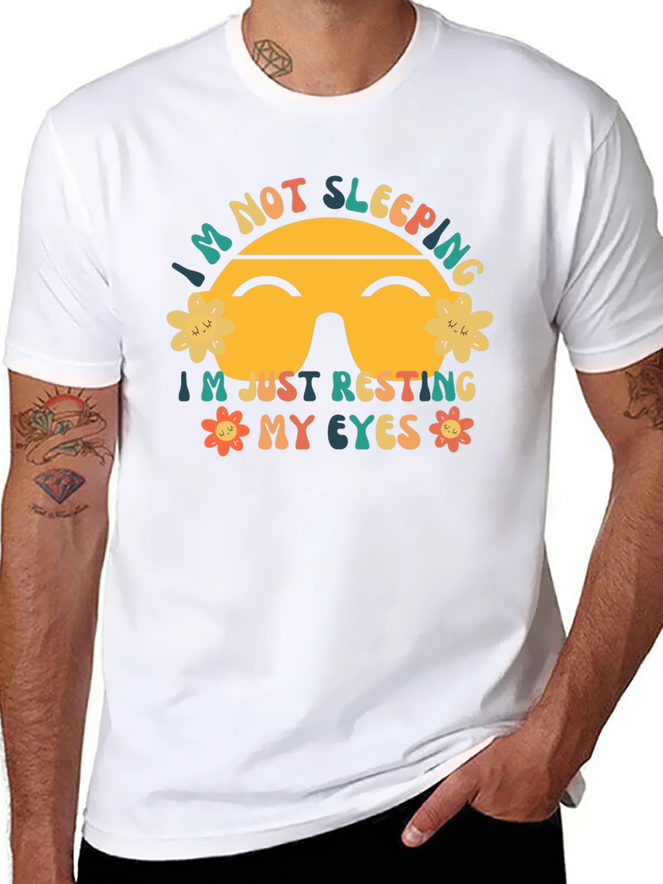Im Not Sleeping Resting Eyes Graphic T-Shirt