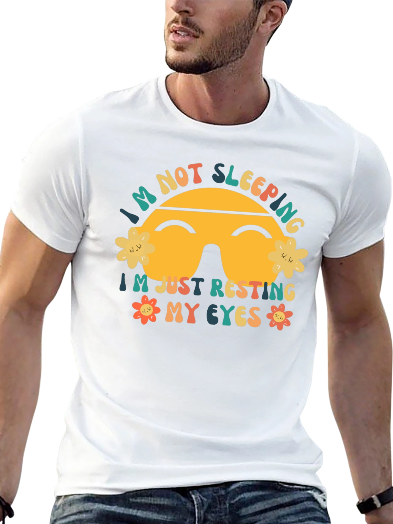 Im Not Sleeping Resting Eyes Graphic T-Shirt