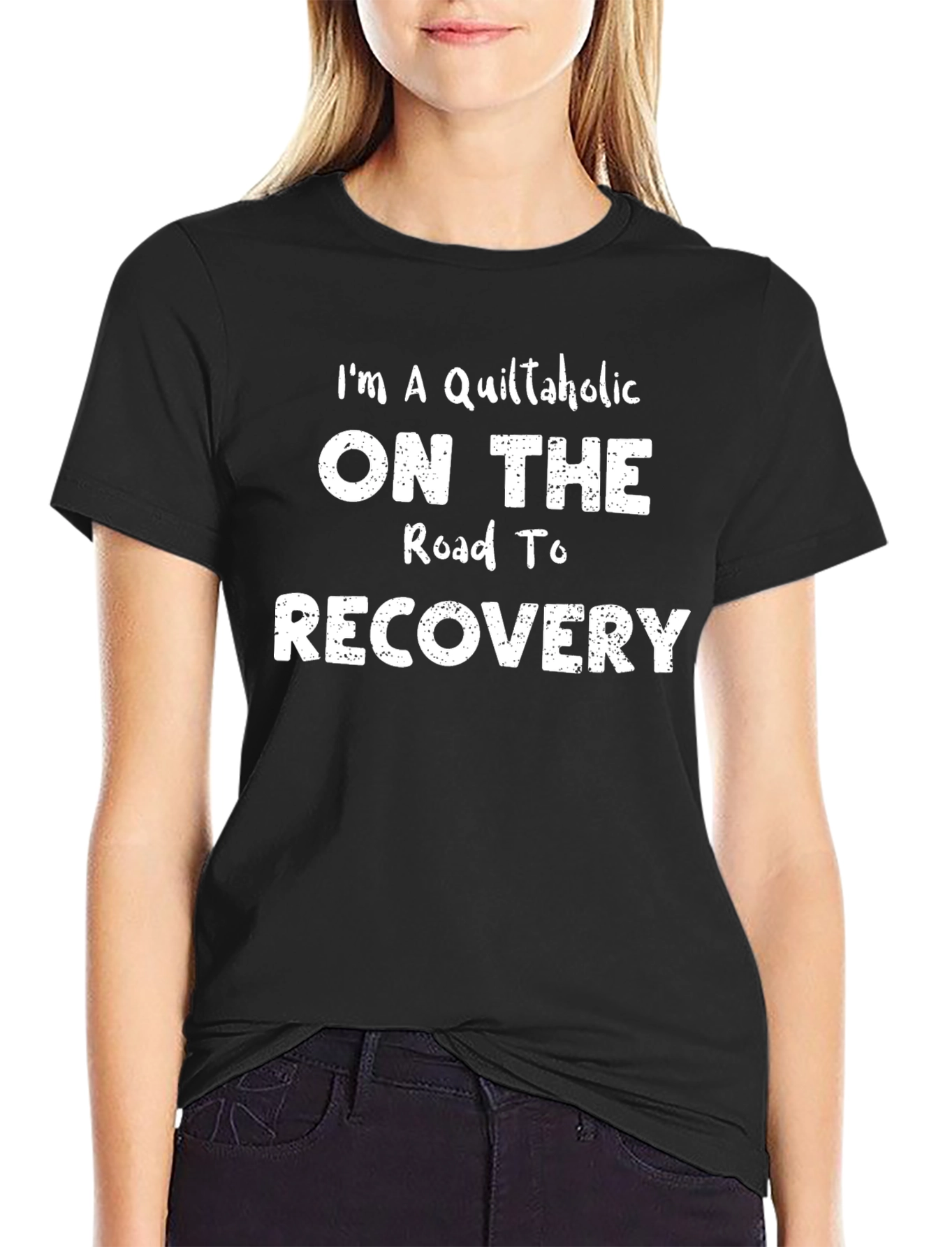 Quiltaholic Recovery T-Shirt - Quilting Addiction Humor