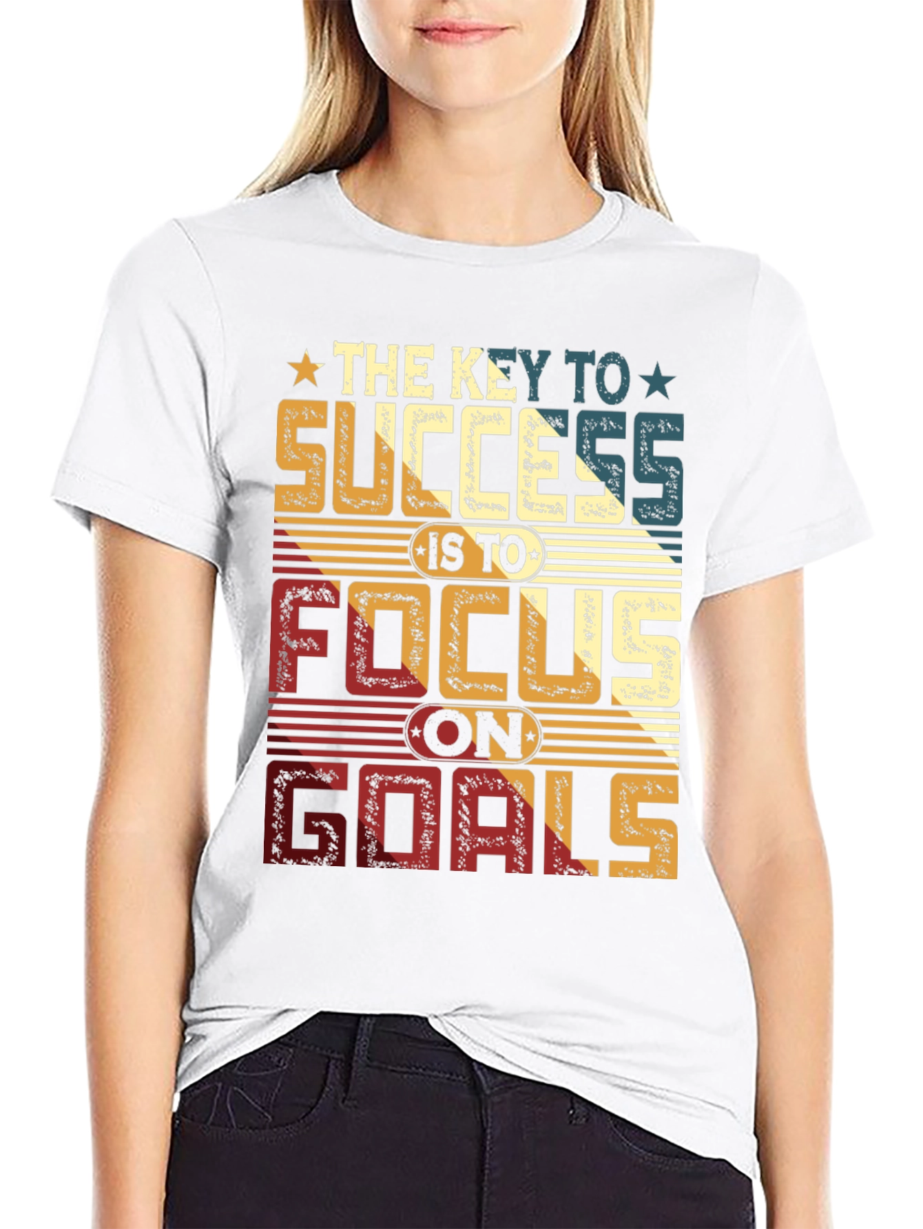 Key To Success T-Shirt: Focus On Goals!