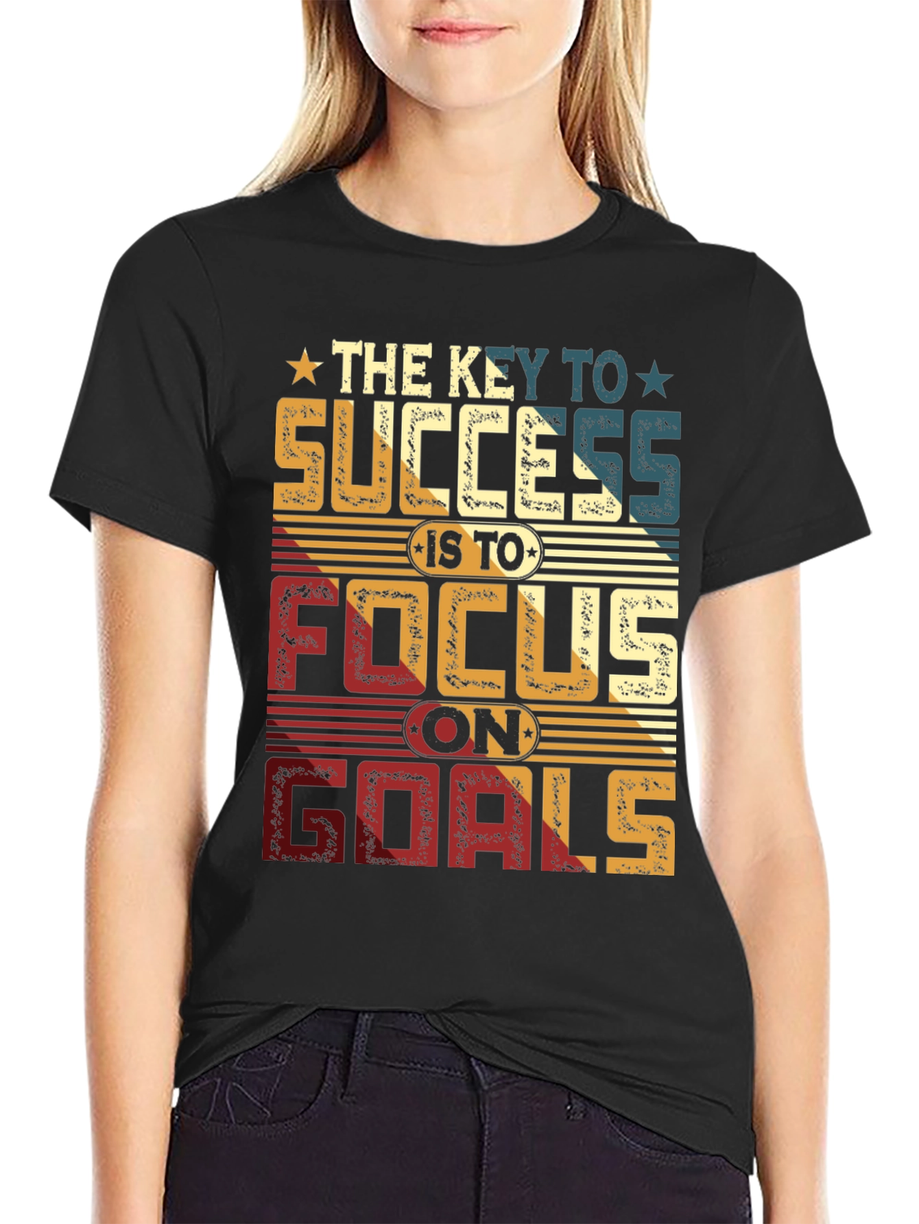 Key To Success T-Shirt: Focus On Goals!