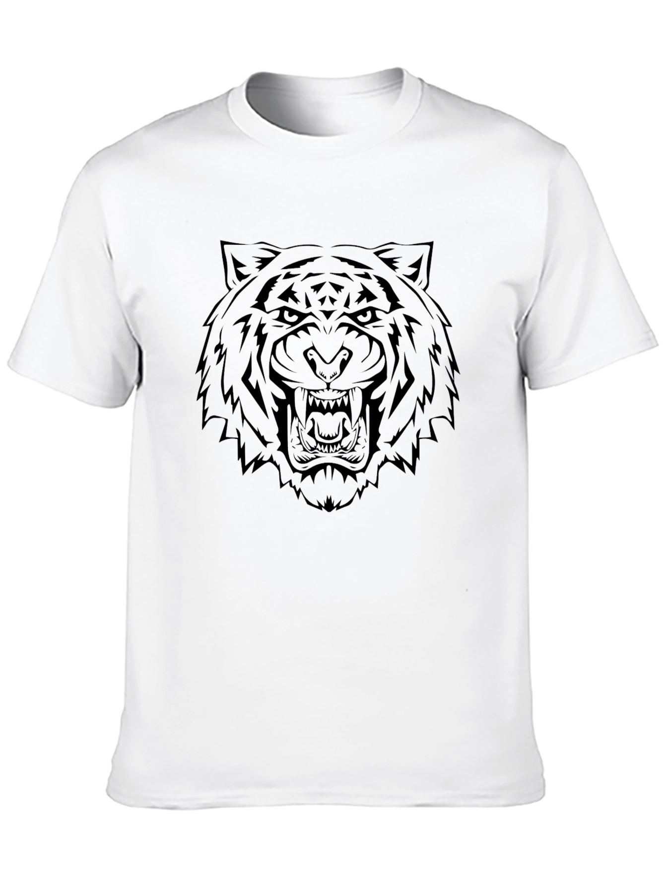 Black Tiger Graphic Tee - Fierce Style