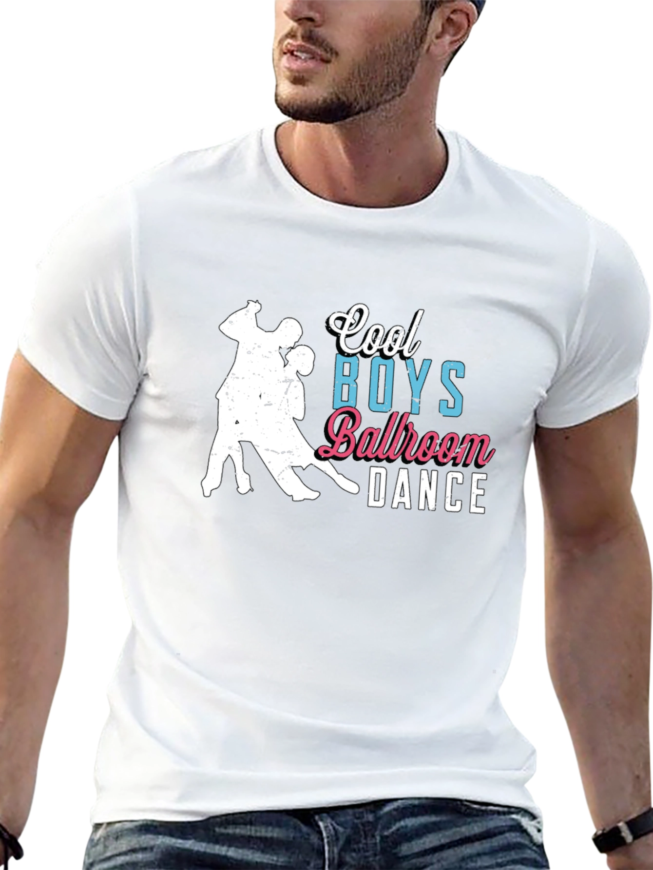 Cool Boys Ballroom Dance Black T-Shirt