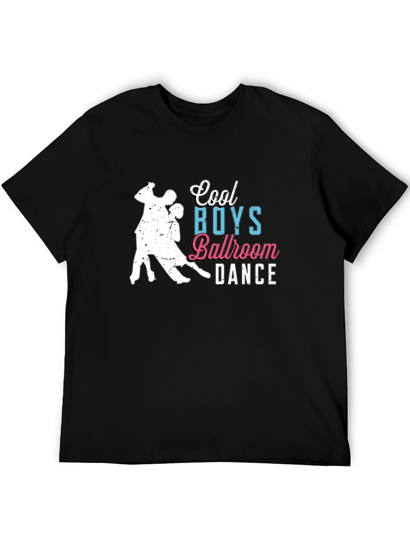 Cool Boys Ballroom Dance Black T-Shirt