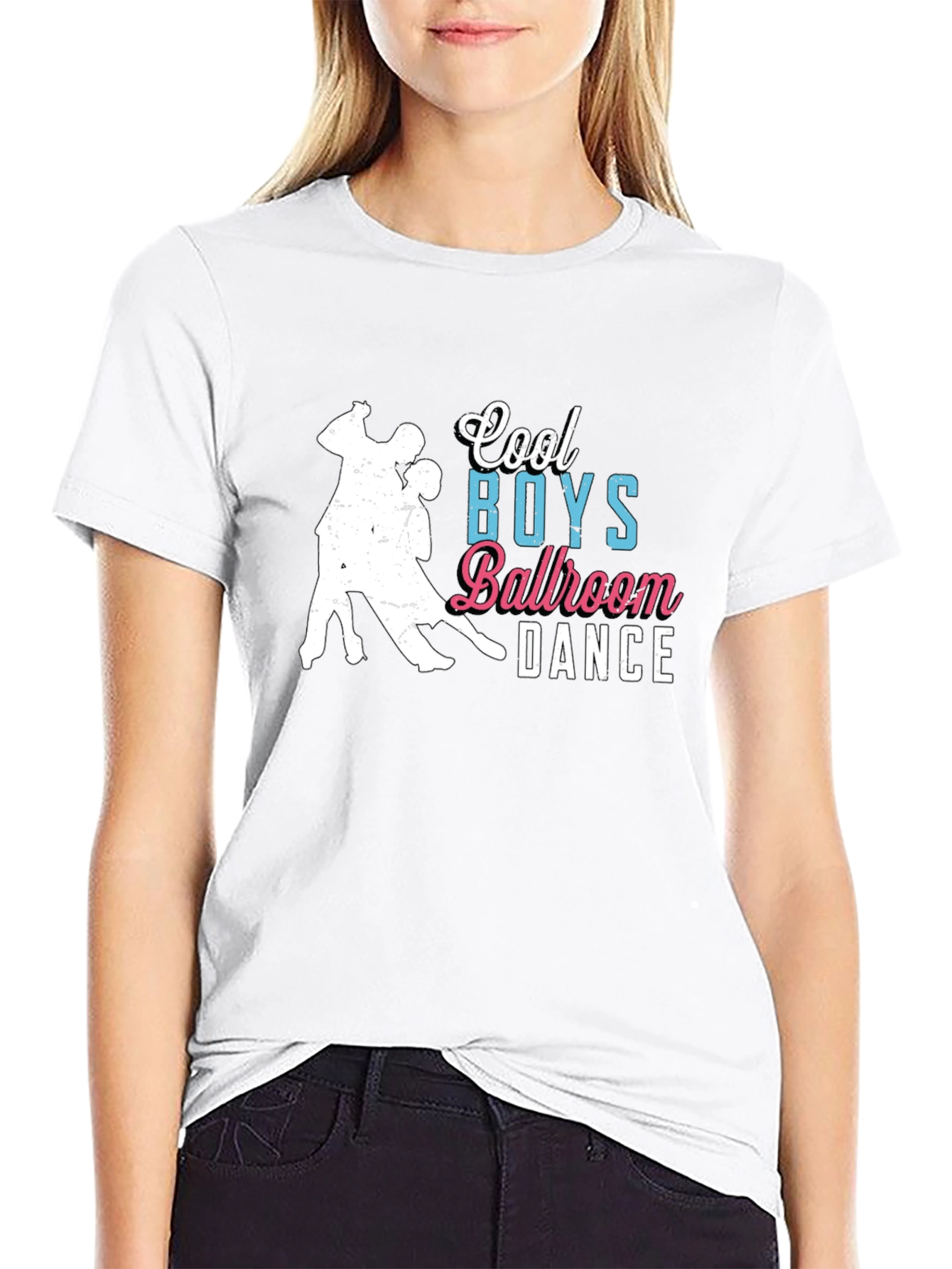 Cool Boys Ballroom Dance Black T-Shirt