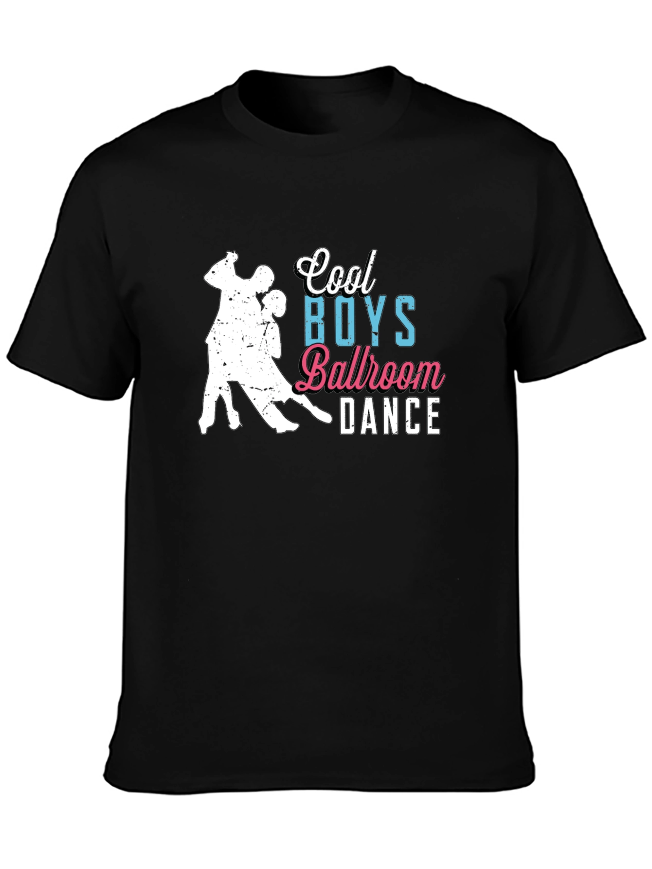 Cool Boys Ballroom Dance Black T-Shirt