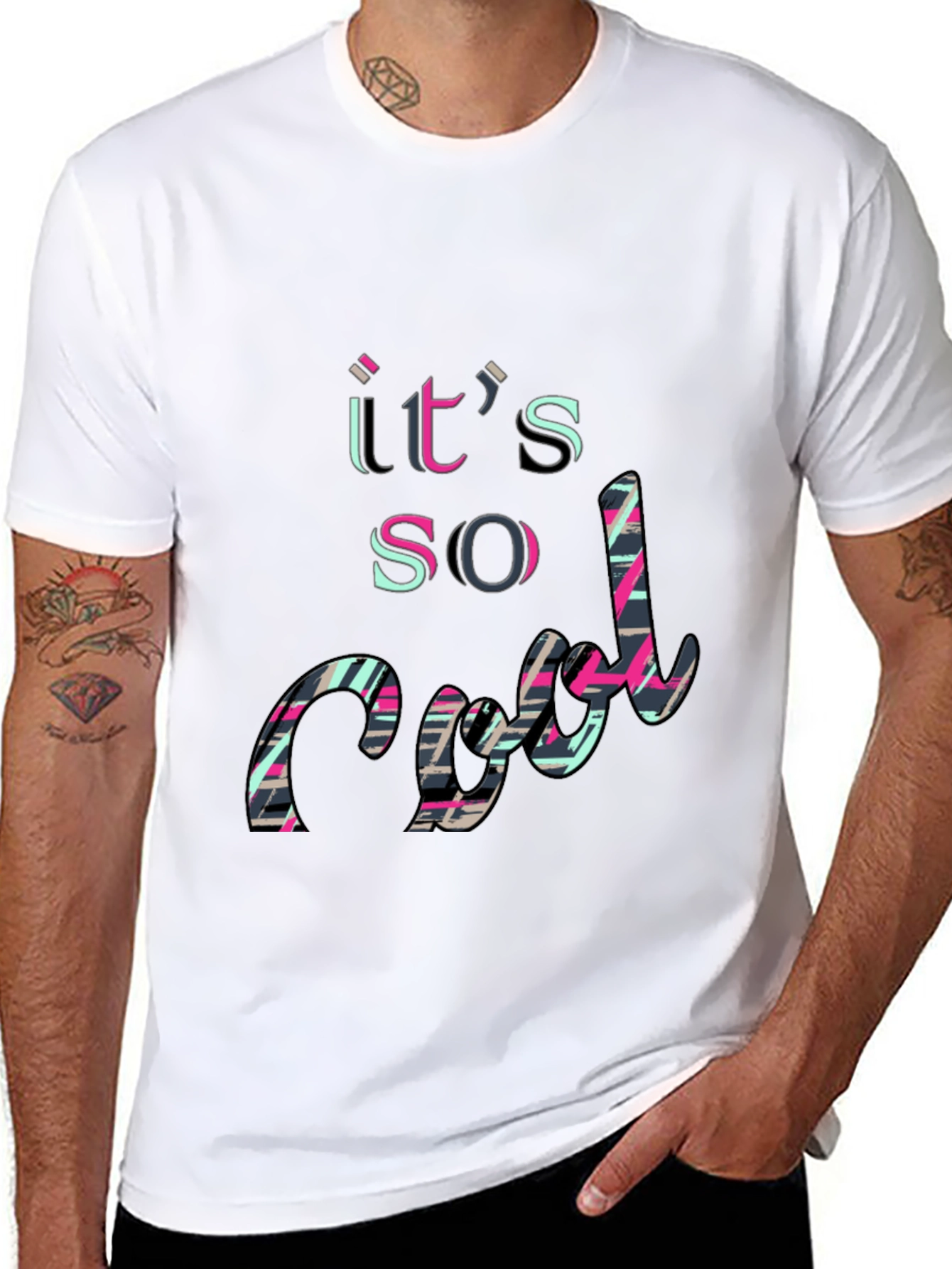 Its So Cool Graphic T-Shirt - Trendy Design