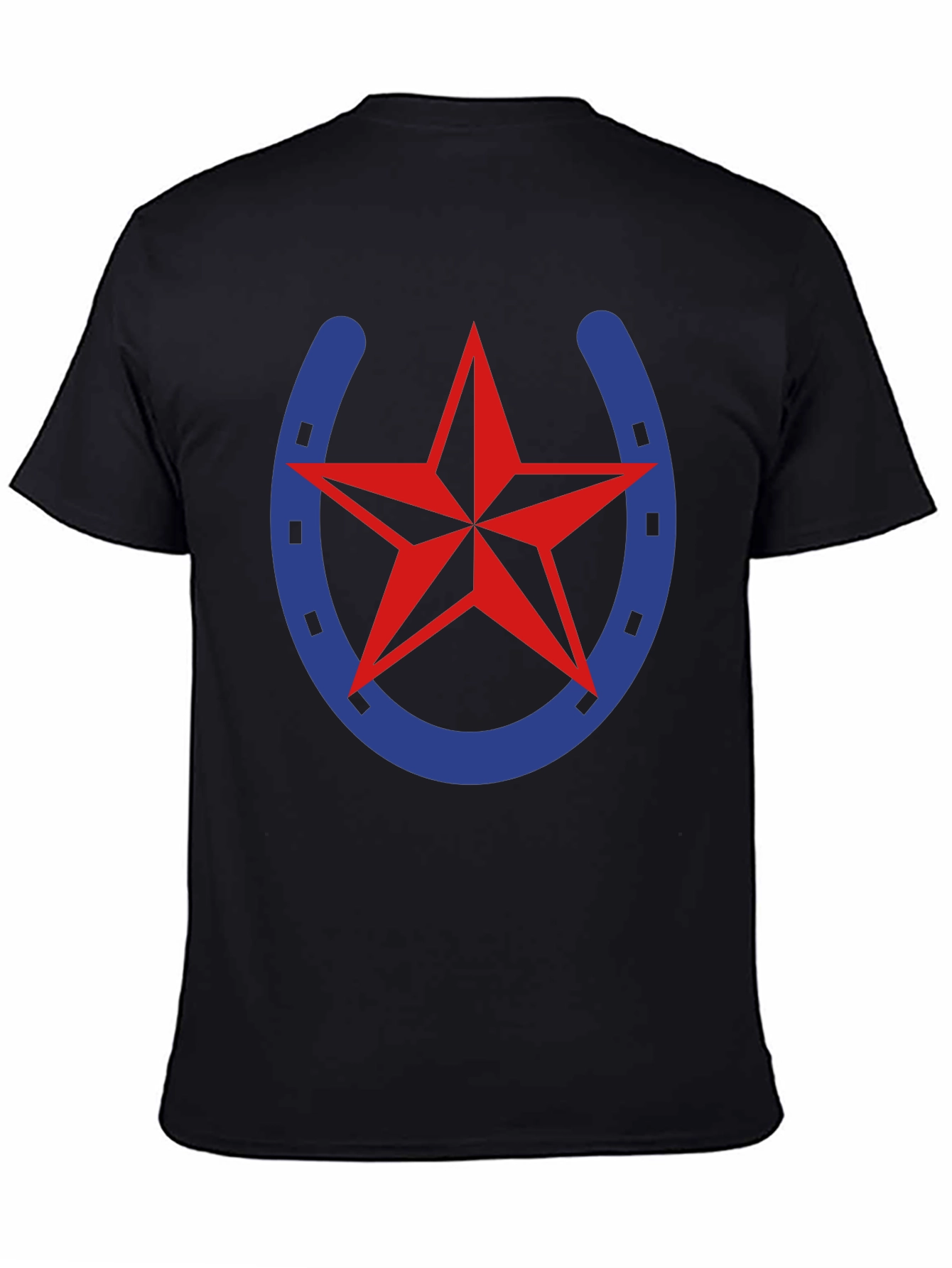 Horseshoe Star Graphic Tee - Lucky Western Style