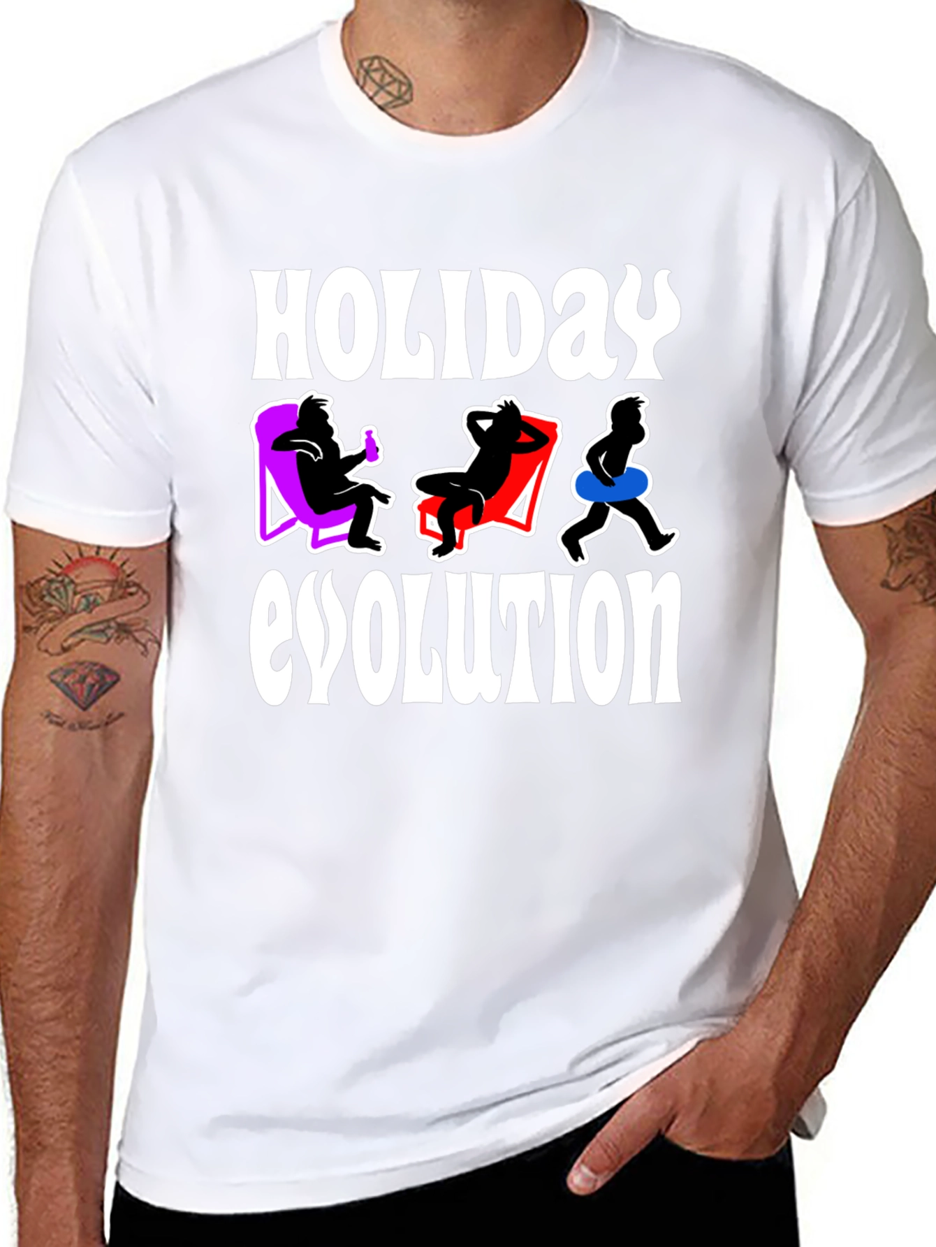 Holiday Evolution T-Shirt - Fun Vacation Tee