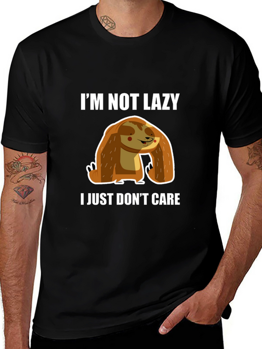 Funny Sloth Tee: Im Not Lazy I Just Dont Care