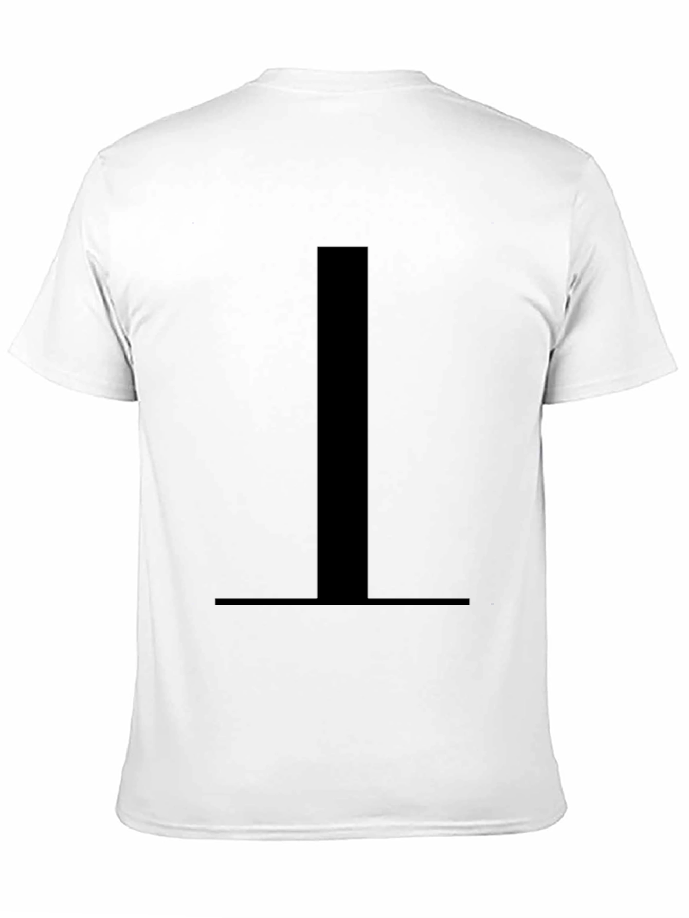 Minimalist Black T-Shirt with Bold Graphic