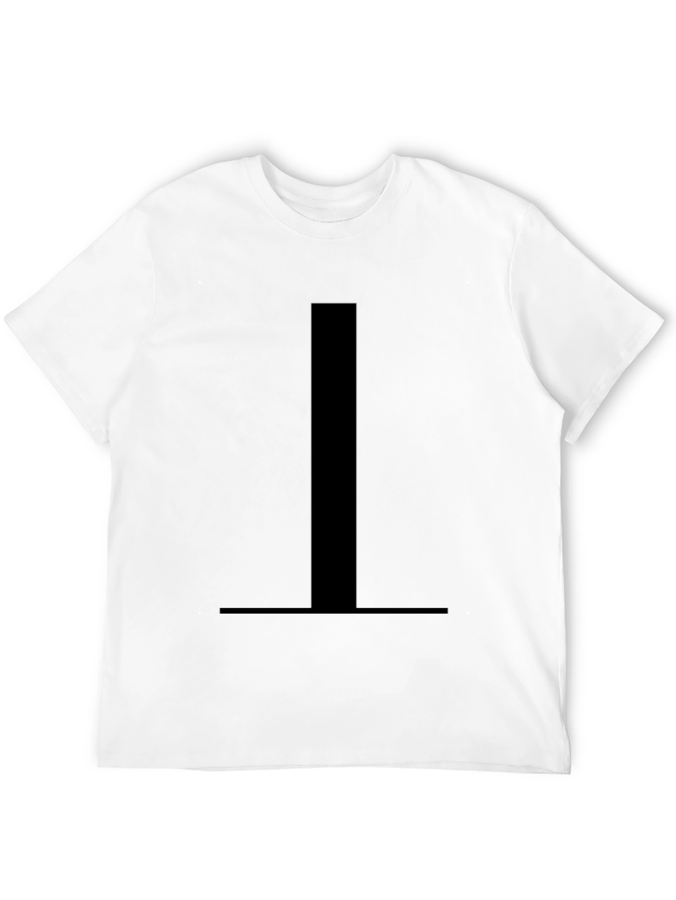 Minimalist Black T-Shirt with Bold Graphic