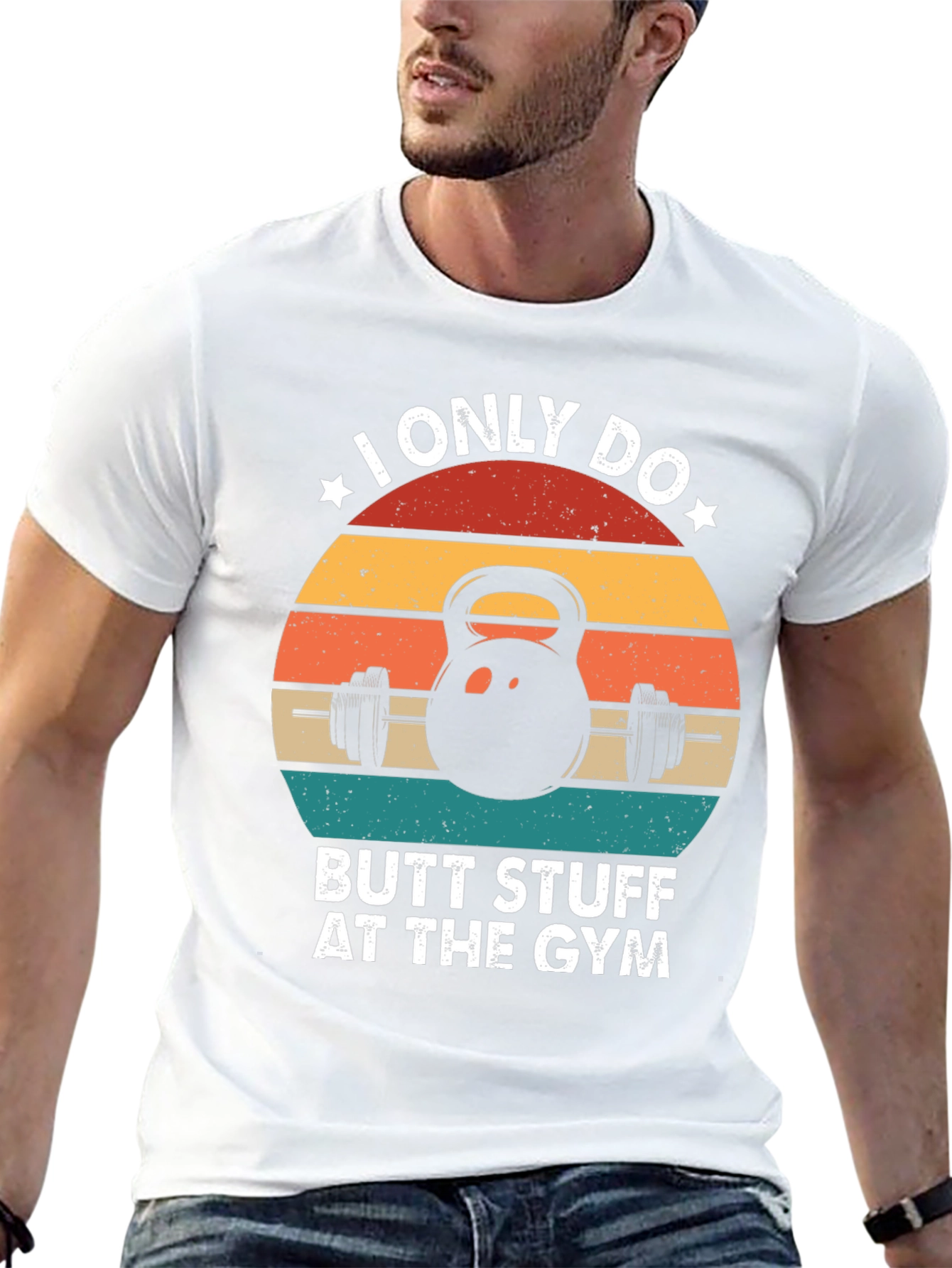 Butt Stuff Gym T-Shirt Funny Workout Tee
