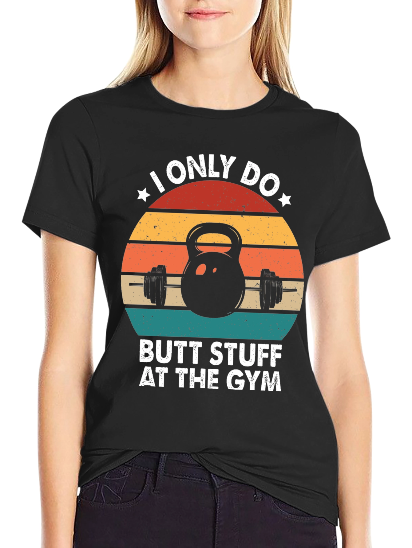 Butt Stuff Gym T-Shirt Funny Workout Tee