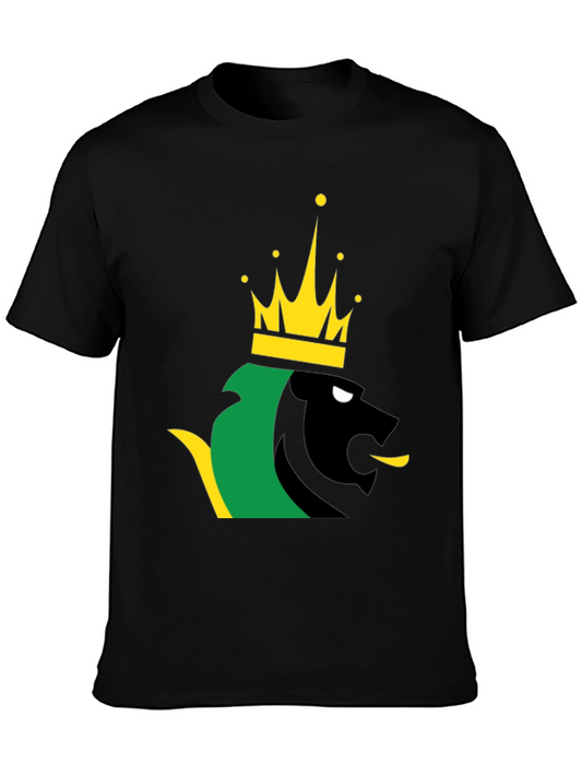 Rasta Lion Crown T-Shirt - Reggae Inspired Graphic Tee
